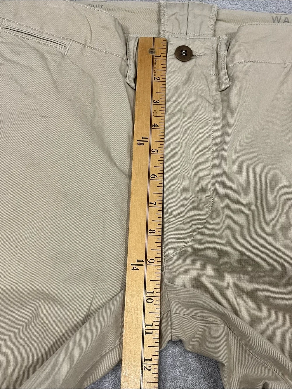 RRL Double RL Ralph Lauren Officer's Chino Pants size 31x32 Straight Fit NWT